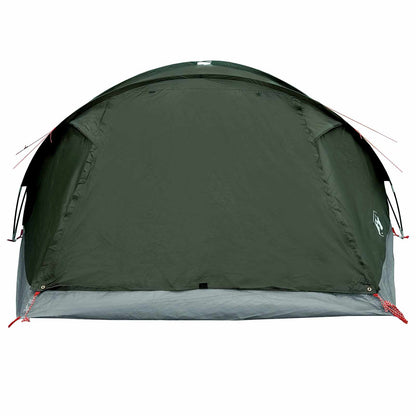 Huisje Tent met dak Leger groen 8-persoons Polyester en staal