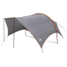 Camping Tarp 550x400x230 cm grijs oranje