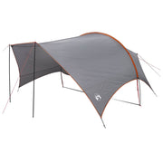 Camping Tarp 550x400x230 cm grijs oranje