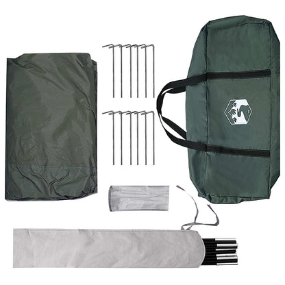 Camping Tarp Waterbestendig Legergroen 550 x 400 x 230 cm