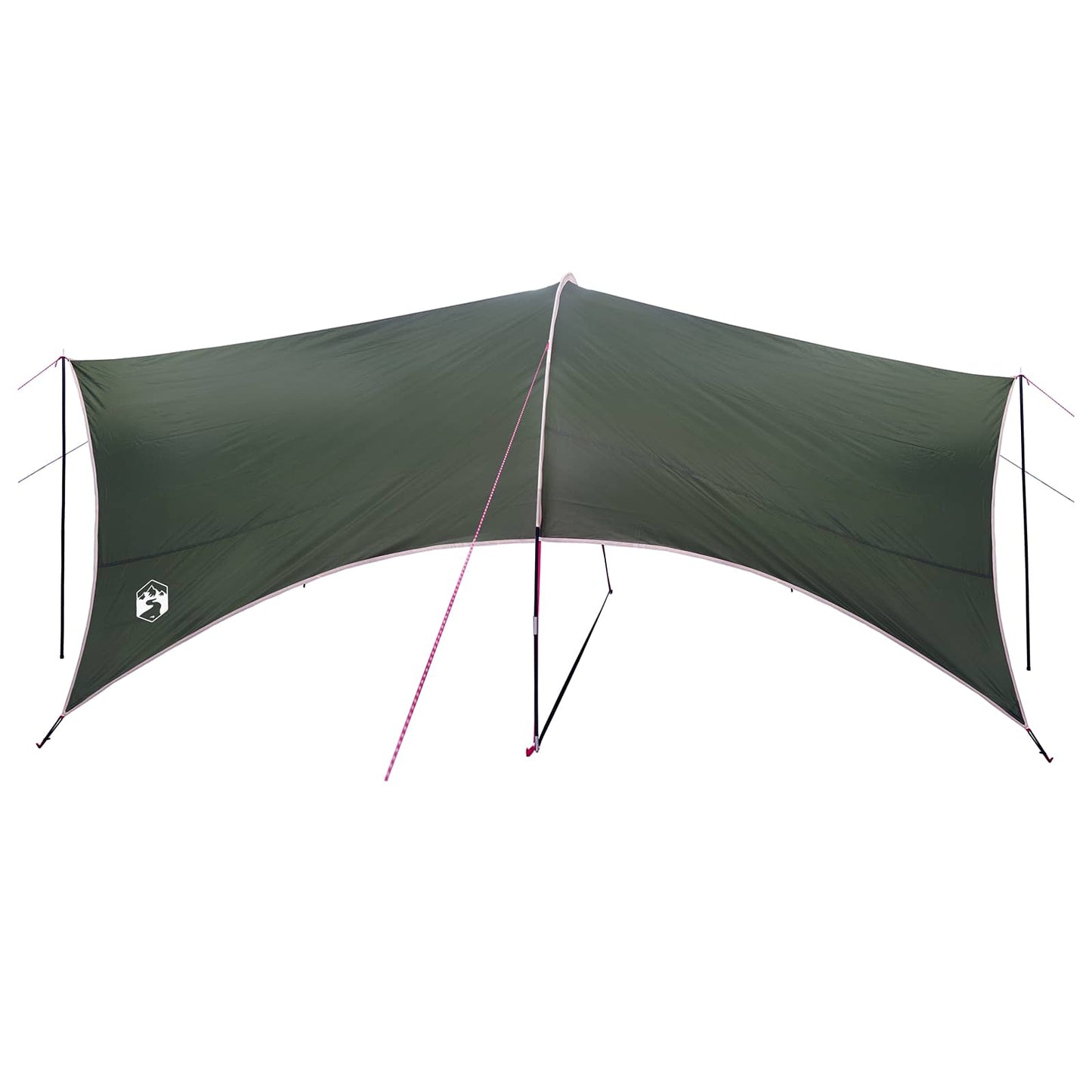 Camping Tarp Waterbestendig Legergroen 550 x 400 x 230 cm