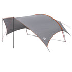 Camping tarp 695x580x200 cm grijs oranje