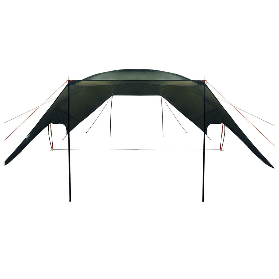 Camping Tarp Waterbestendig Legergroen 695 x 580 x 200 cm