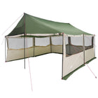 Gezinstent 450x400x265 cm groen polyester staal
