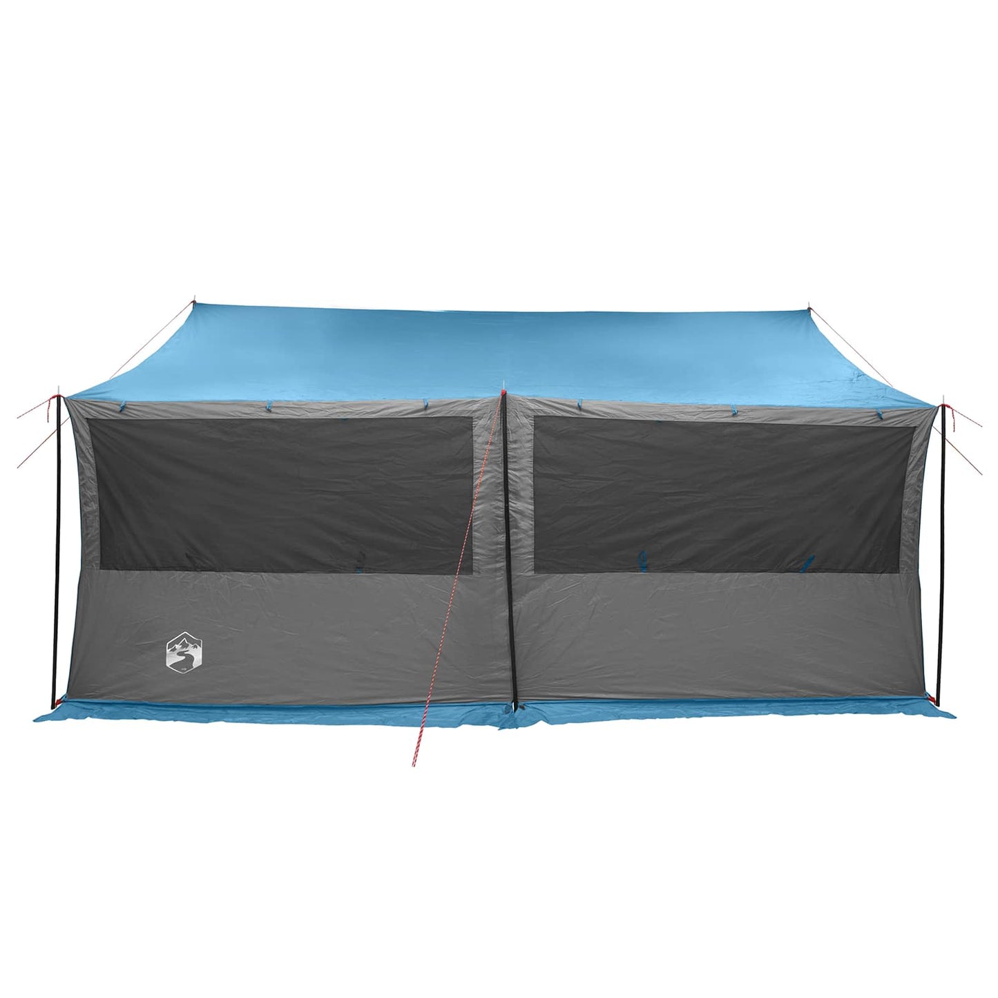 Gezinstent met dak Blauw 450 x 400 x 265 cm Polyester en staal