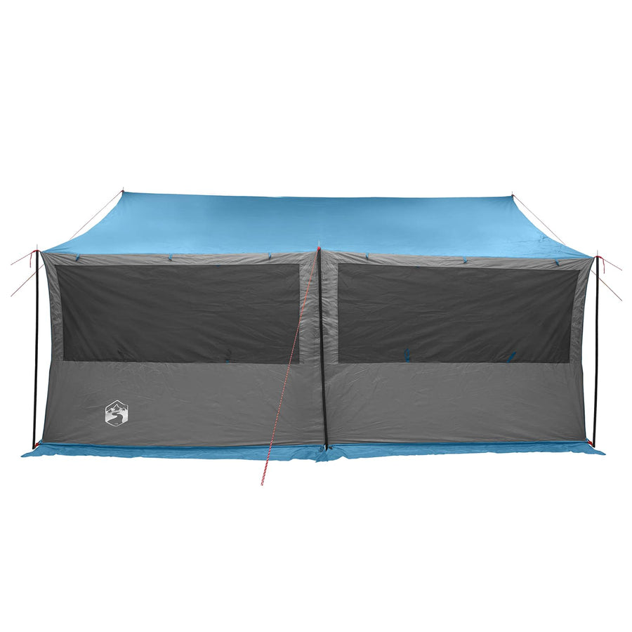 Gezinstent met dak Blauw 450 x 400 x 265 cm Polyester en staal