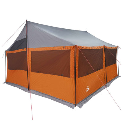 Gezinstent met dak Grijs en Oranje 450 x 400 x 265 cm