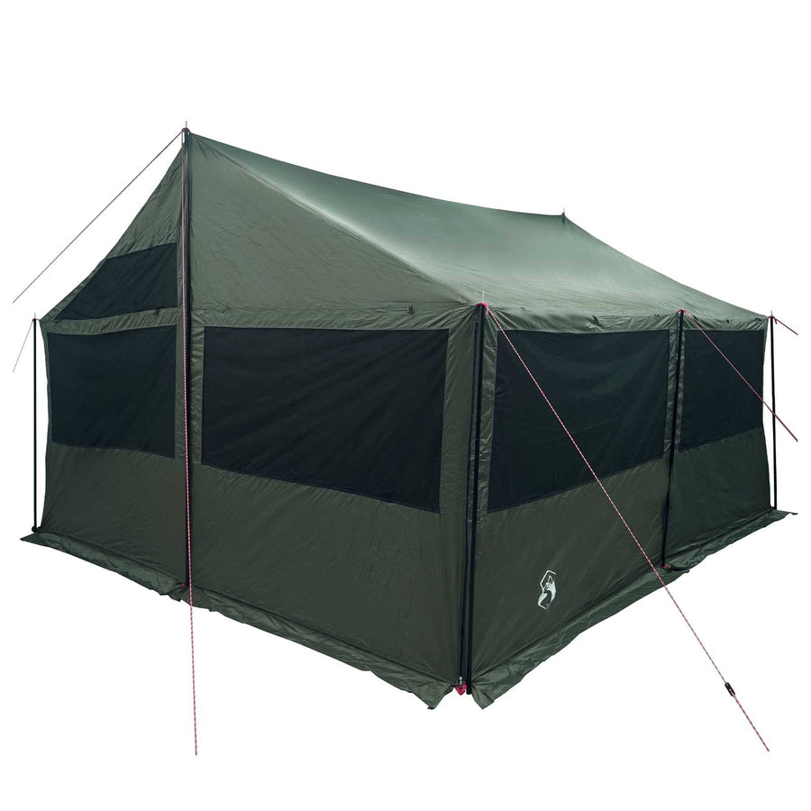 Gezinstent Leger groen 450 x 400 x 265 cm Polyester en staal