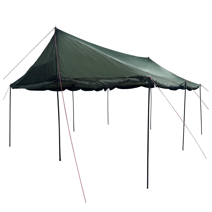 Gezinstent Leger groen 450 x 400 x 265 cm Polyester en staal