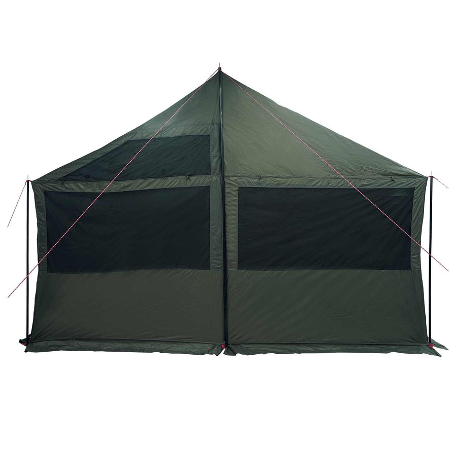 Gezinstent Leger groen 450 x 400 x 265 cm Polyester en staal