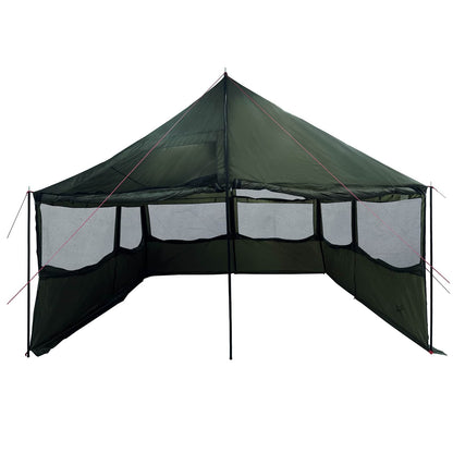 Gezinstent Leger groen 450 x 400 x 265 cm Polyester en staal