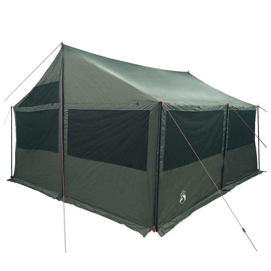 Gezinstent Leger groen 600 x 400 x 268 cm Polyester en staal
