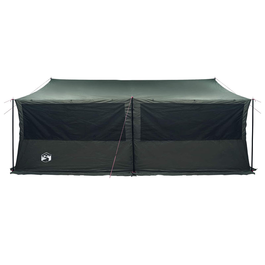 Gezinstent Leger groen 600 x 400 x 268 cm Polyester en staal