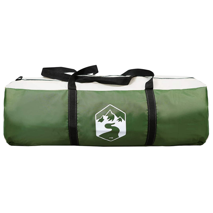 Partytent met dak Groen 500 x 500 x 350 cm Polyester en staal