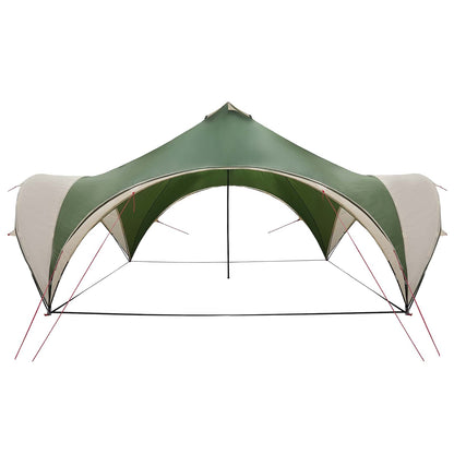 Partytent met dak Groen 500 x 500 x 350 cm Polyester en staal