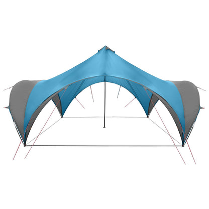 Partytent met dak Blauw 500 x 500 x 350 cm Polyester en staal