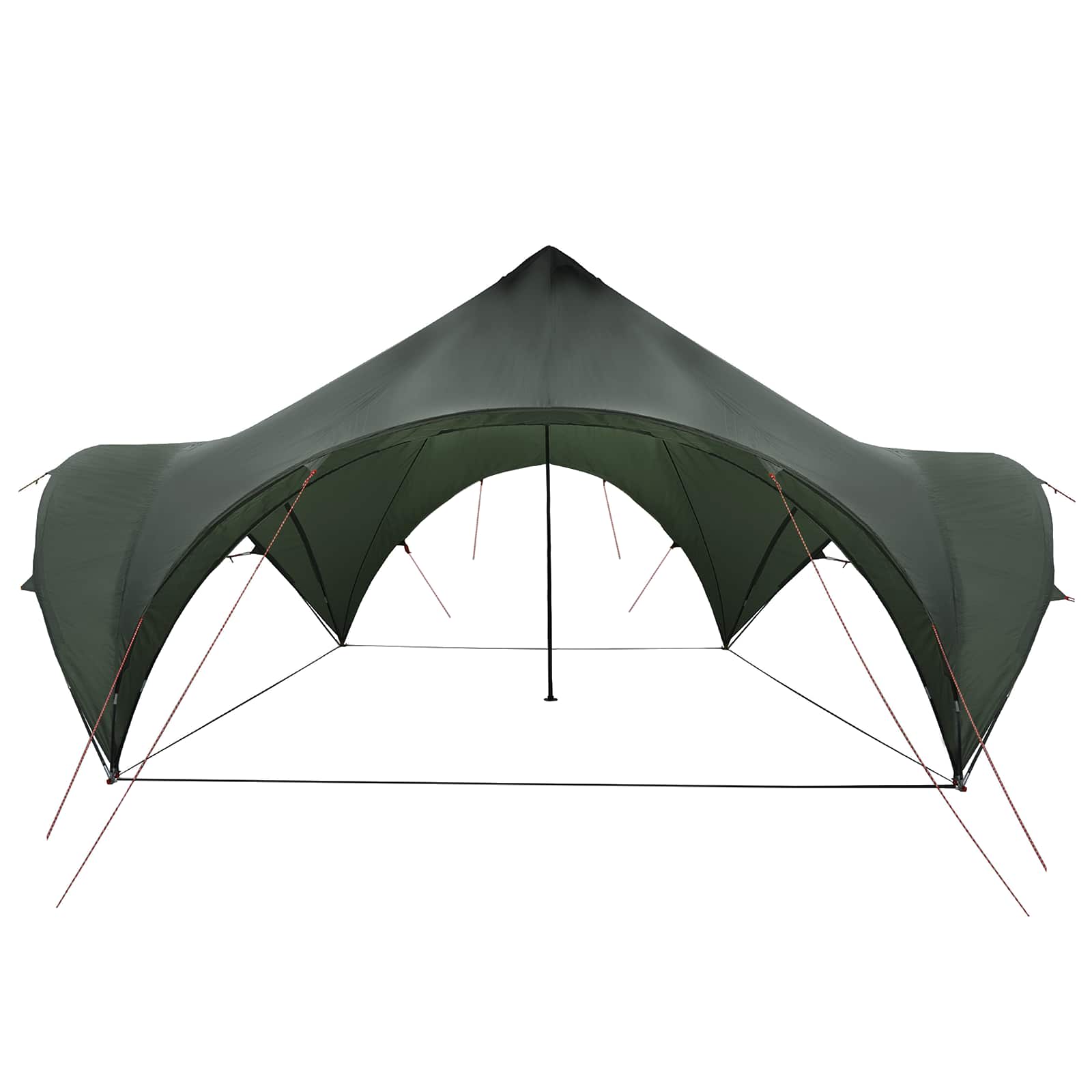 Partytent Leger groen 500 x 500 x 350 cm Polyester en staal