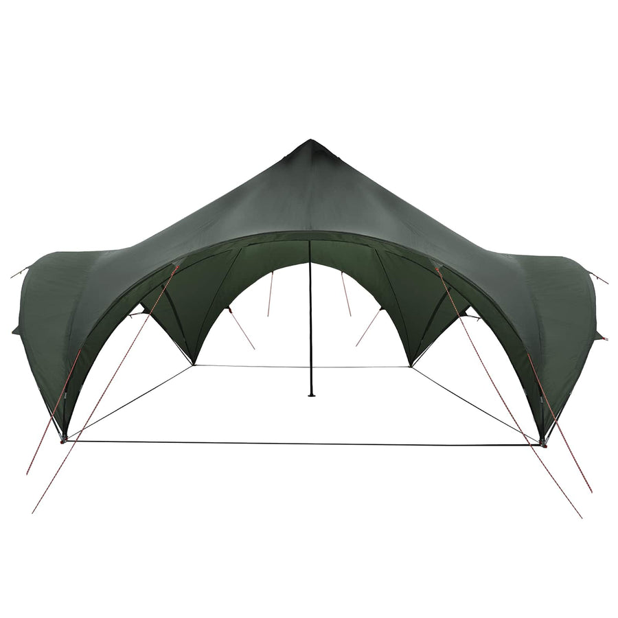 Partytent Leger groen 500 x 500 x 350 cm Polyester en staal