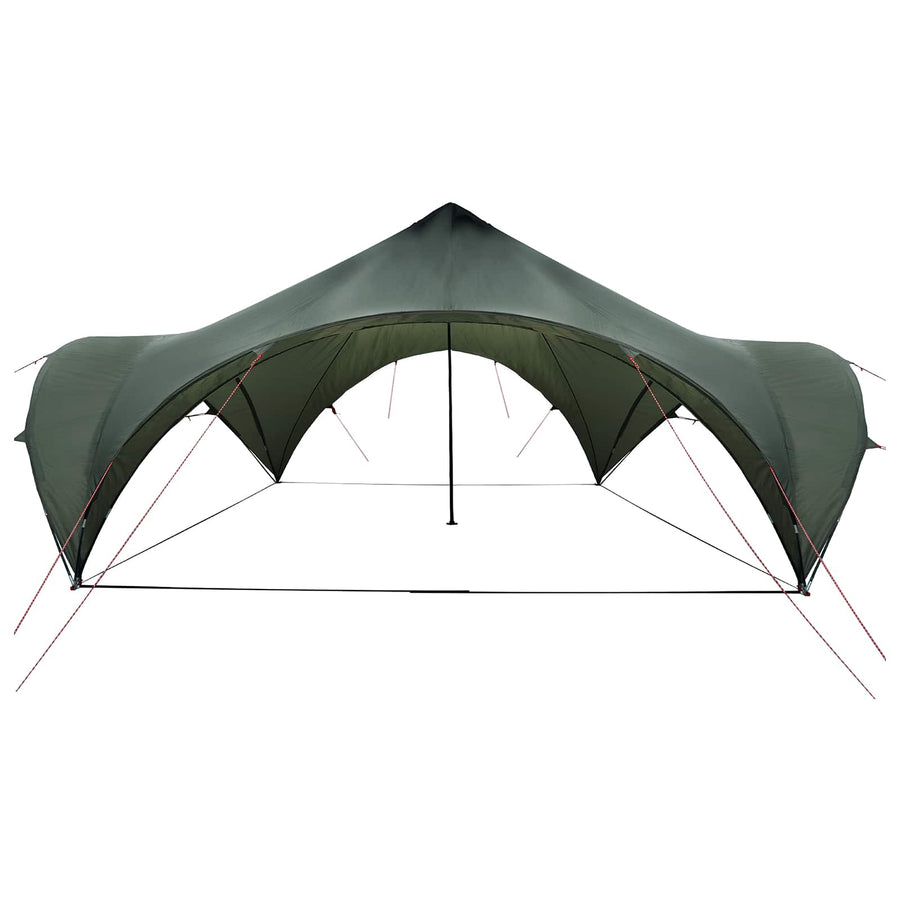 Partytent Leger groen 600 x 600 x 400 cm Polyester en staal