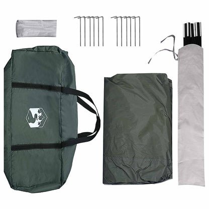Partytent Leger groen 400 x 400 x 320 cm Polyester en staal