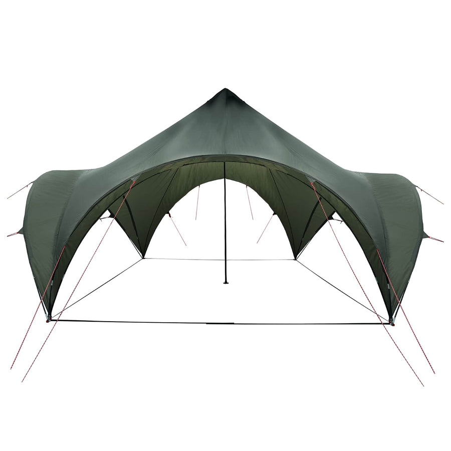 Partytent Leger groen 400 x 400 x 320 cm Polyester en staal