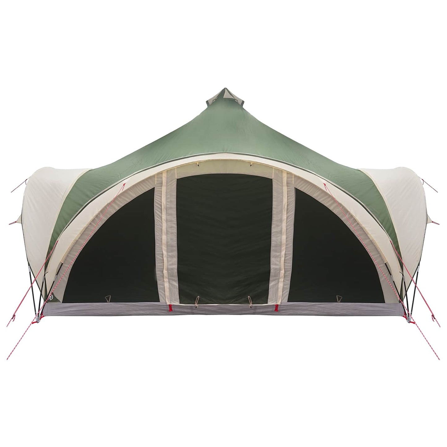 Tipi Tent met dak Groen 18-Persoon Polyester en staal