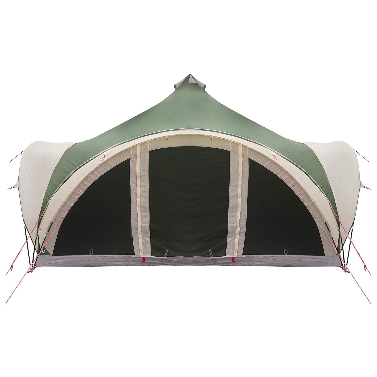 Tipi Tent met dak Groen 18-Persoon Polyester en staal