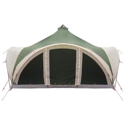 Tipi Tent met dak Groen 18-Persoon Polyester en staal