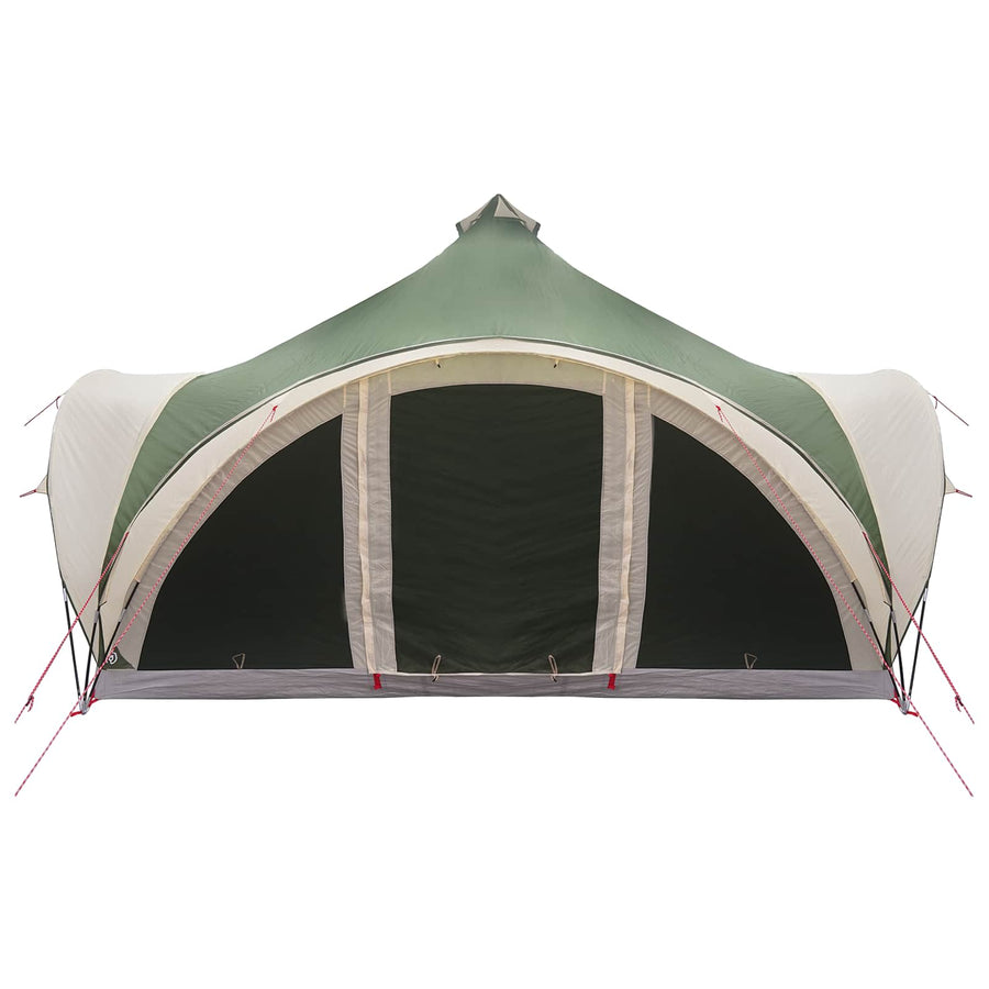 Tipi Tent met dak Groen 18-Persoon Polyester en staal