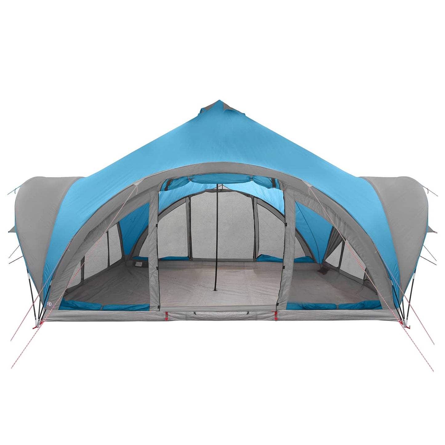 Tipi Tent met dak Blauw 18-Persoon Polyester en staal