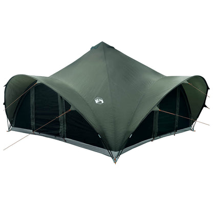 Tipi Tent met dak Leger groen 18-Persoon Polyester en staal