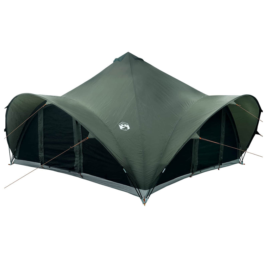 Tipi Tent met dak Leger groen 18-Persoon Polyester en staal