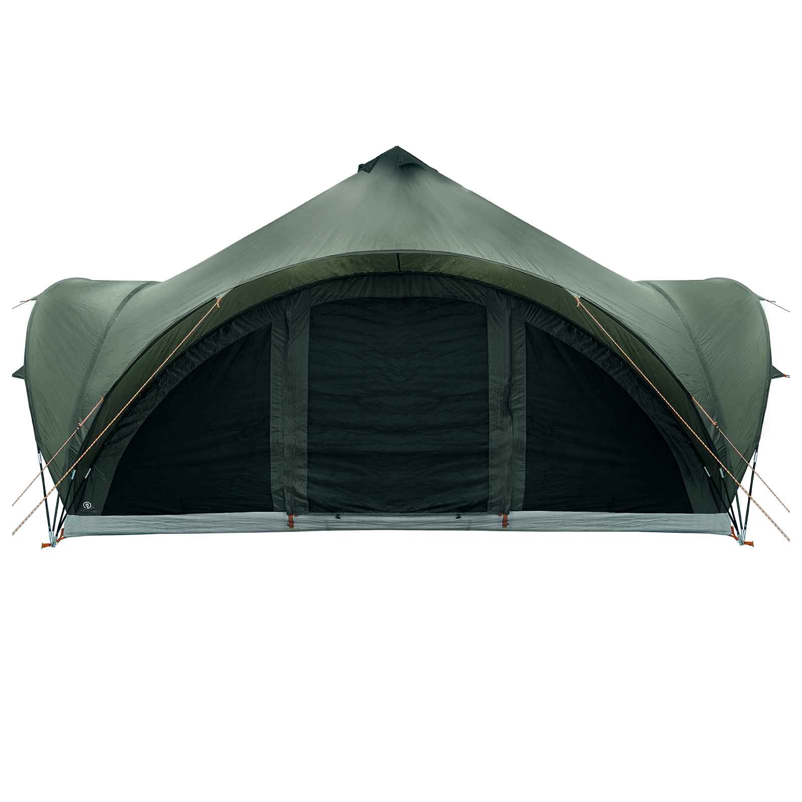 Tipi Tent met dak Leger groen 18-Persoon Polyester en staal