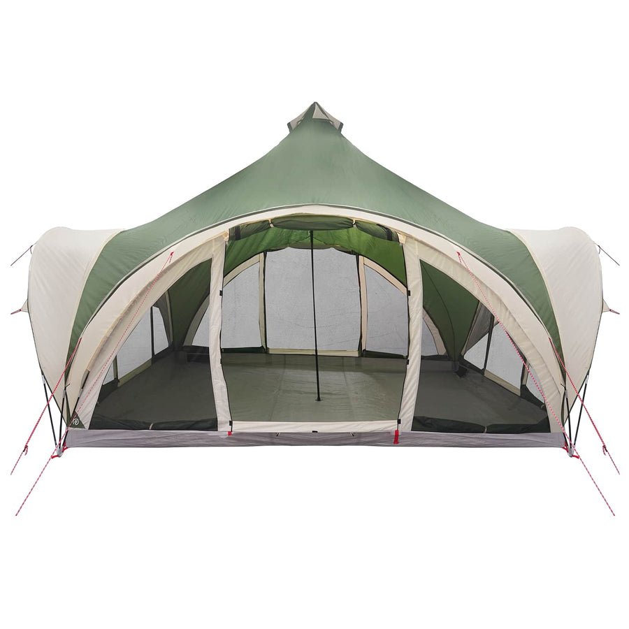 Tipi Tent met dak Groen 6-persoons Polyester en staal