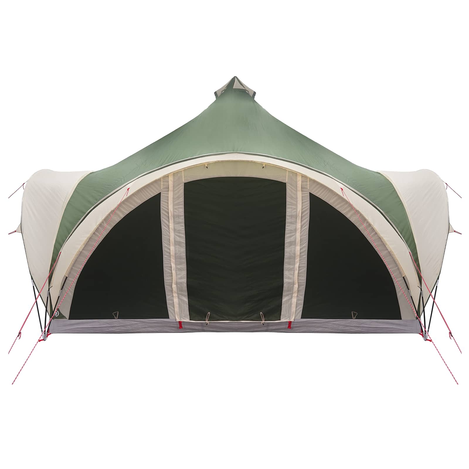 Tipi Tent met dak Groen 6-persoons Polyester en staal
