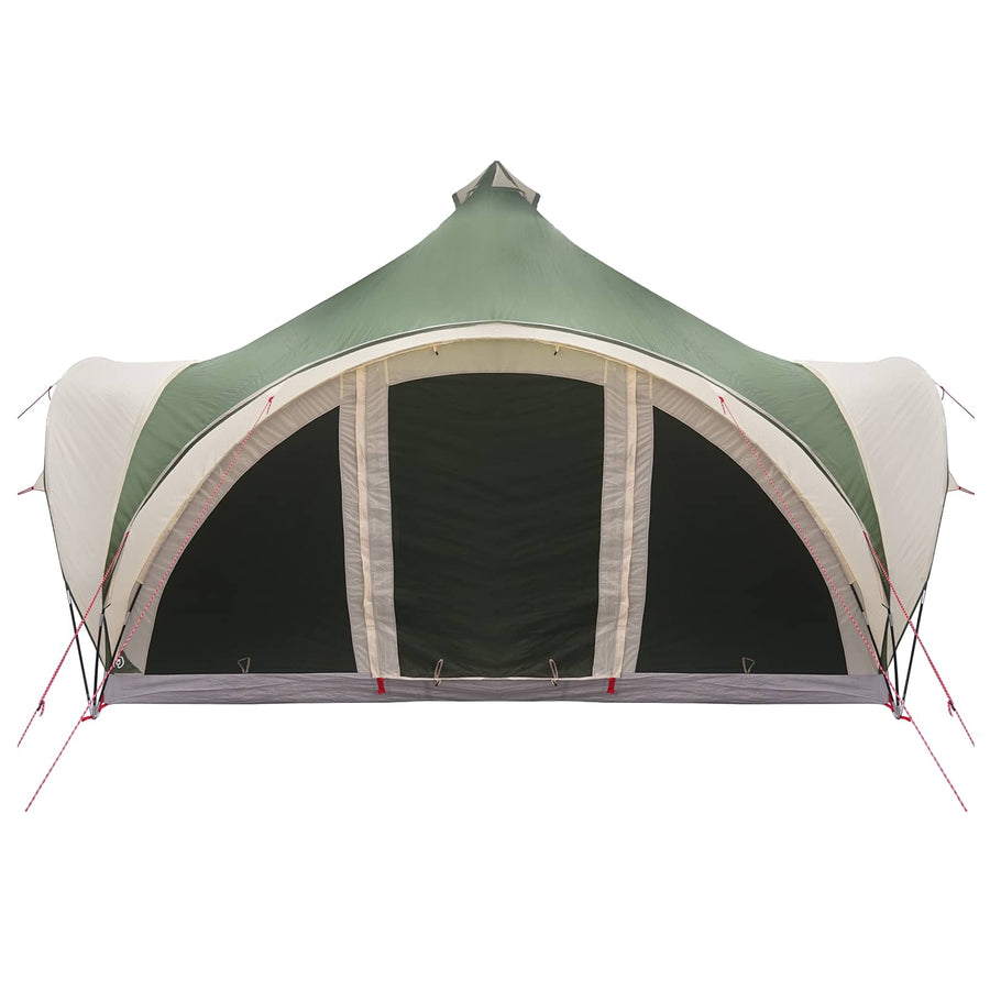 Tipi Tent met dak Groen 6-persoons Polyester en staal