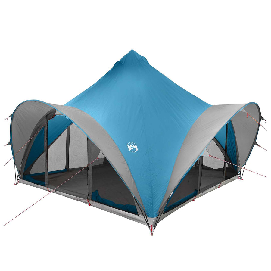 Tipi Tent met dak Blauw 6-persoons Polyester en staal