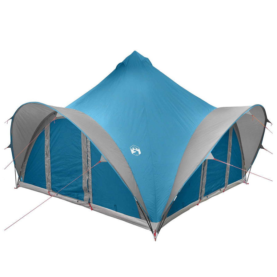 Tipi Tent met dak Blauw 6-persoons Polyester en staal