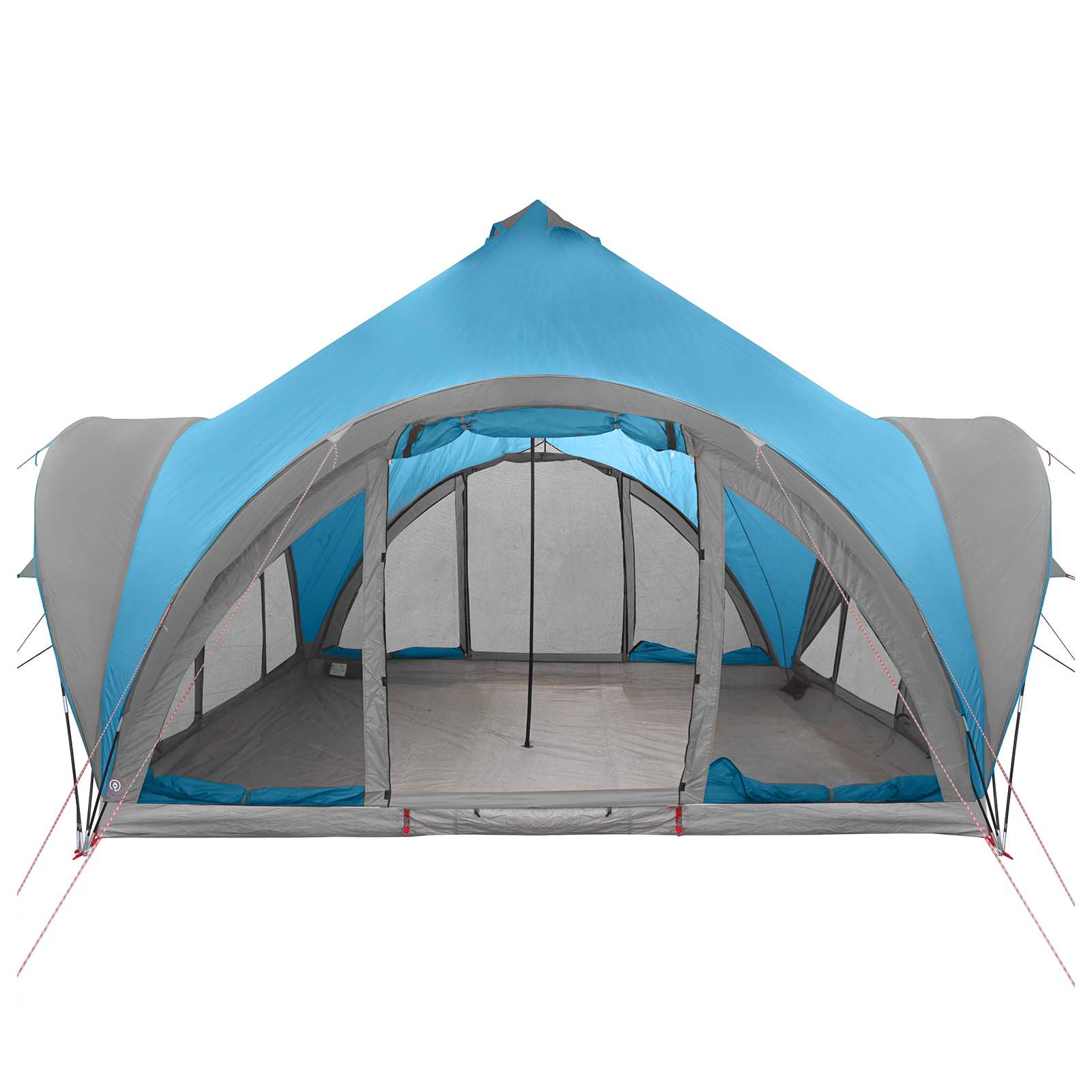 Tipi Tent met dak Blauw 6-persoons Polyester en staal