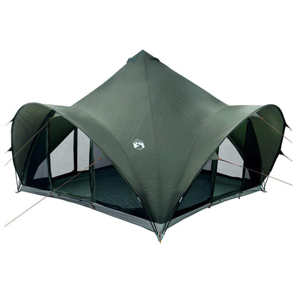 Tipi Tent met dak Leger groen 6-persoons Polyester en staal