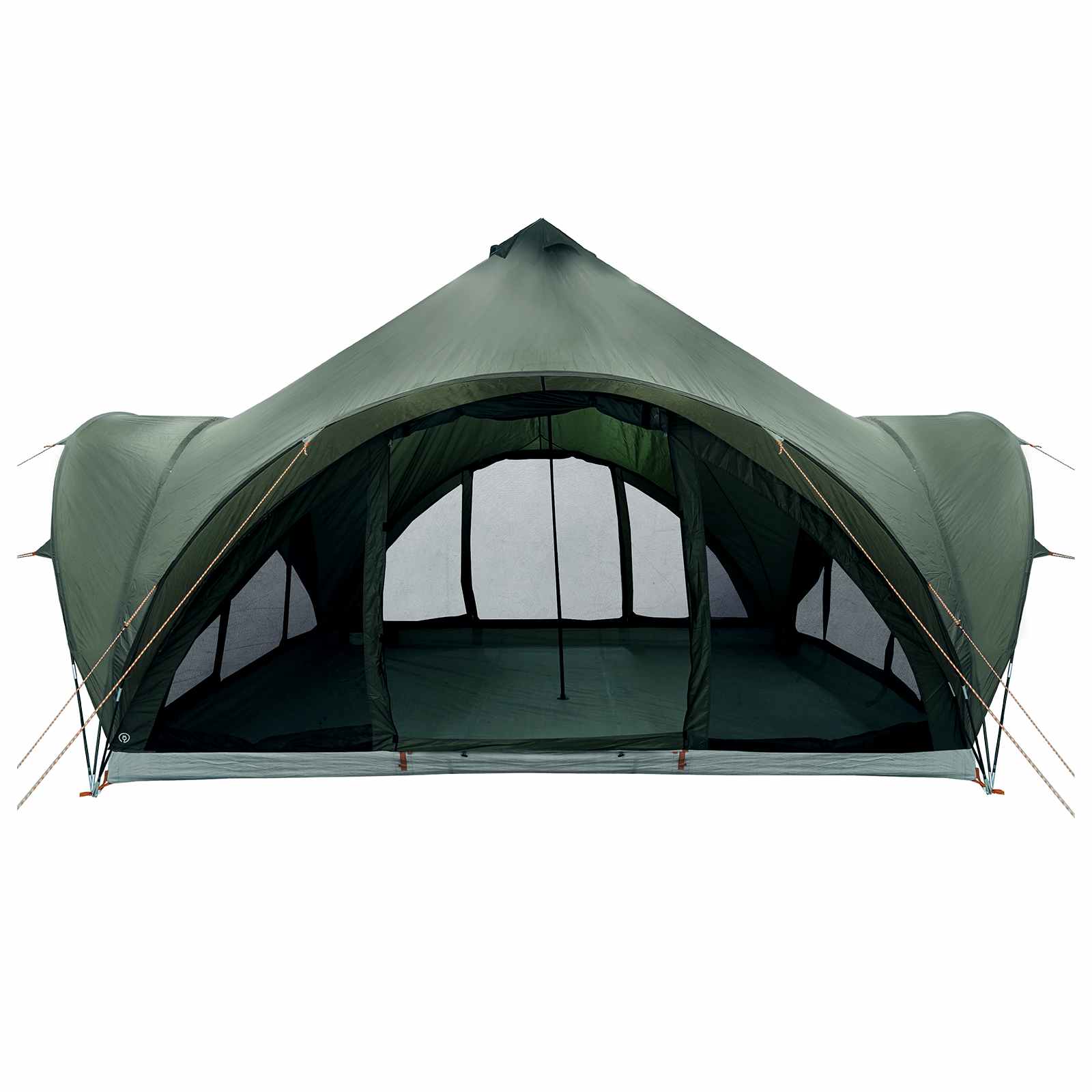 Tipi Tent met dak Leger groen 6-persoons Polyester en staal