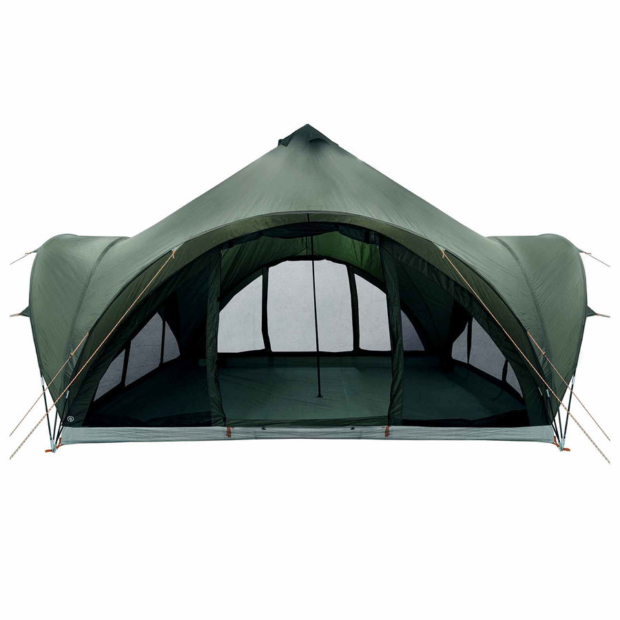 Tipi Tent met dak Leger groen 6-persoons Polyester en staal