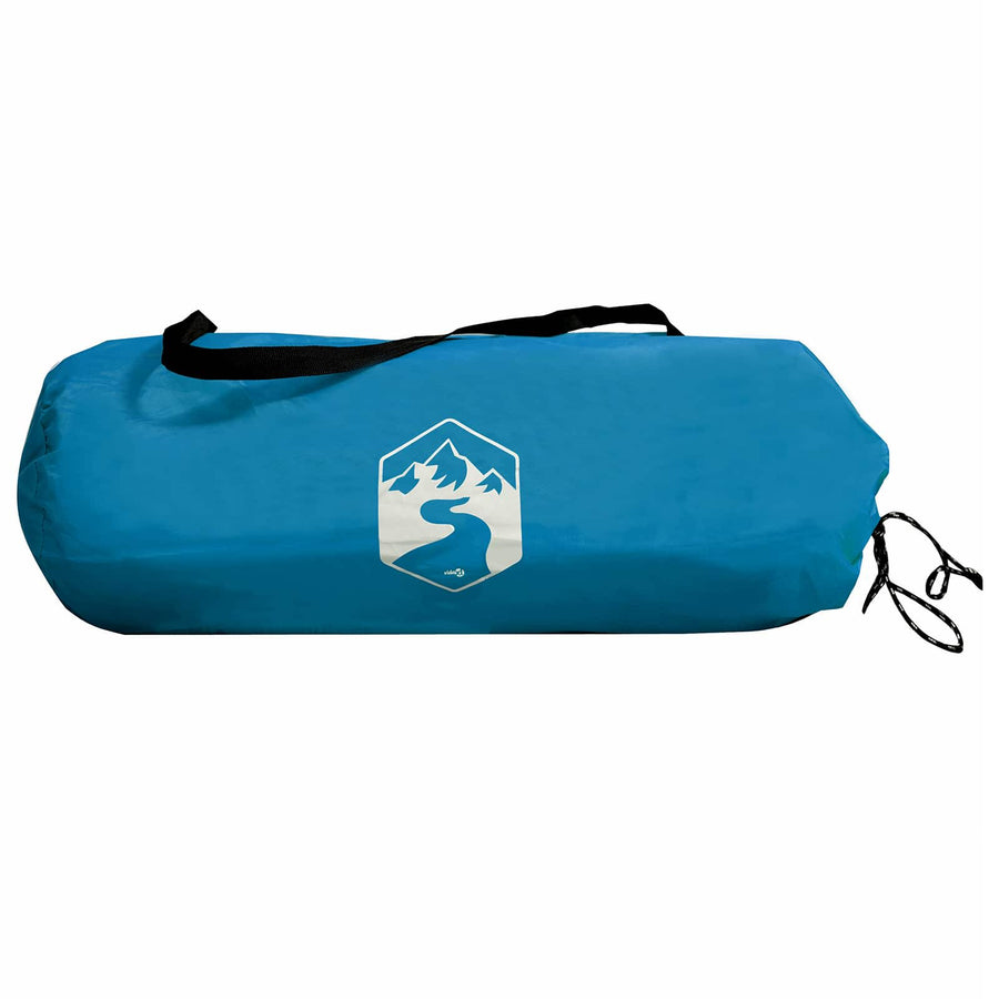 Kamperen tent met dak met luchtopening Blauw 190 x 140 x 105 cm