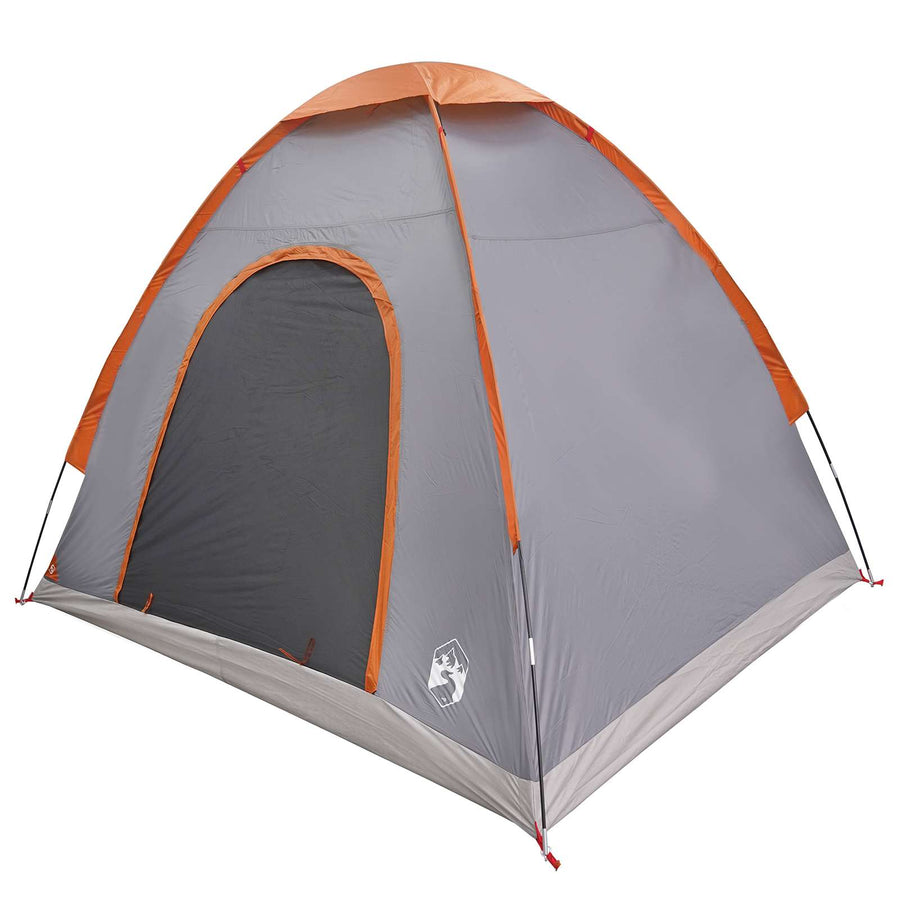 Kamperen tent met dak Grijs en Oranje 190 x 140 x 105 cm