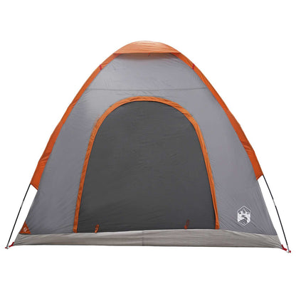 Kamperen tent met dak Grijs en Oranje 190 x 140 x 105 cm