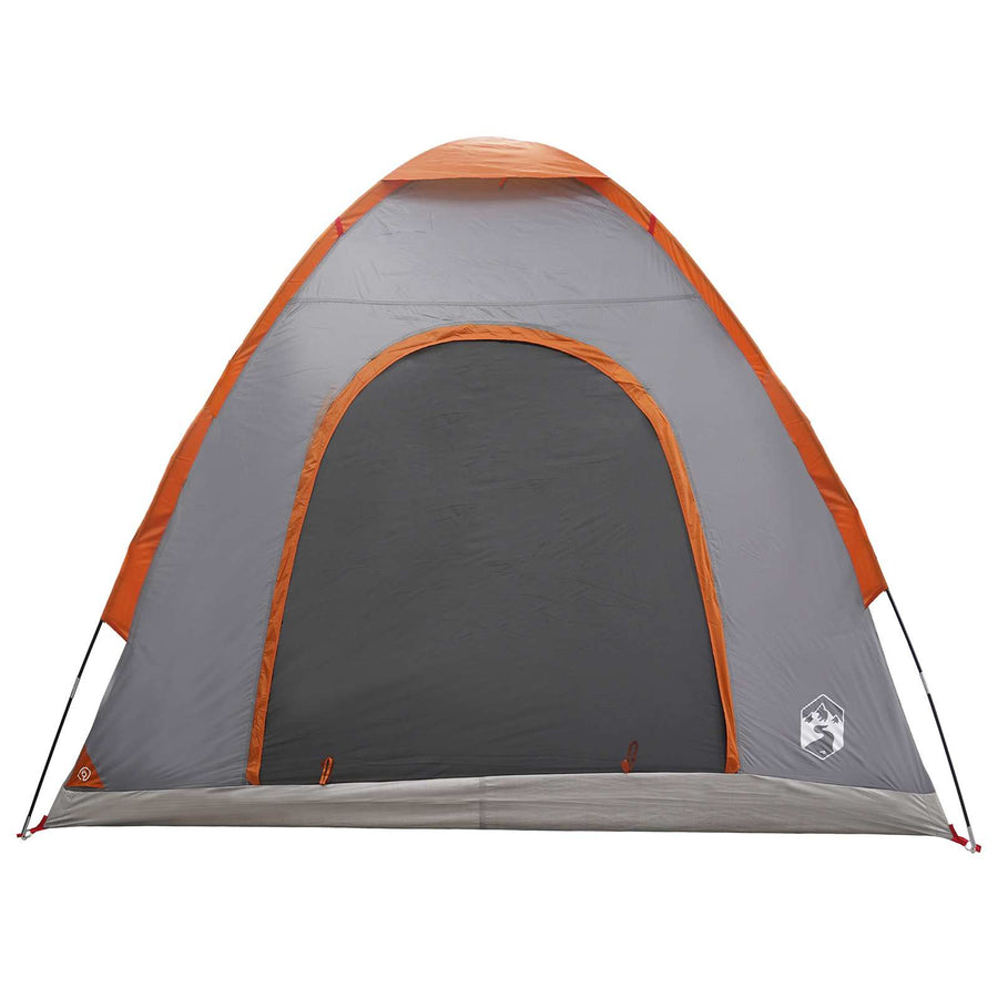 Kamperen tent met dak Grijs en Oranje 190 x 140 x 105 cm
