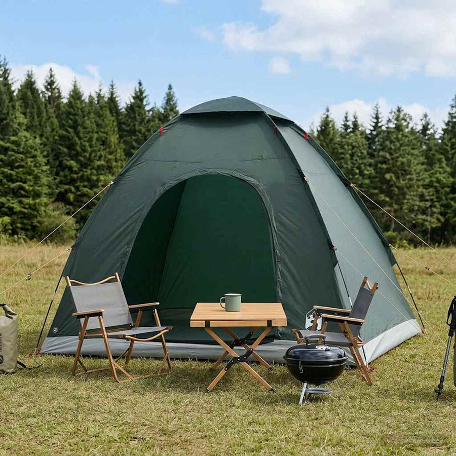 Kamperen tent met dak Legergroen 190 x 140 x 105 cm