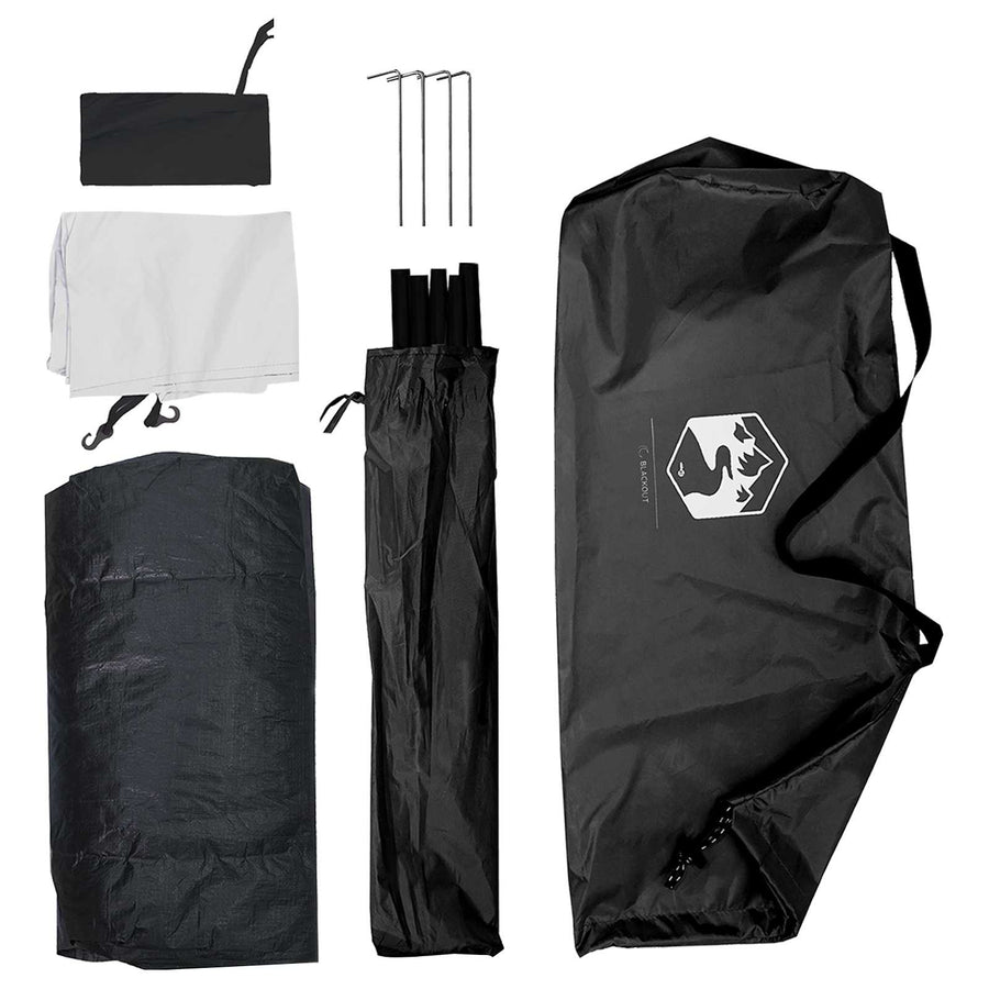 Kamperen tent met dak 185T Polyester met PU coating