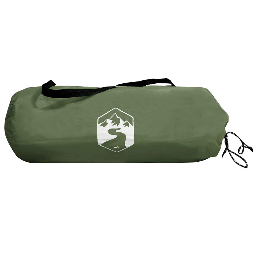 Kamperen tent met dak met luchtopening Groen 275 x 215 x 125 cm