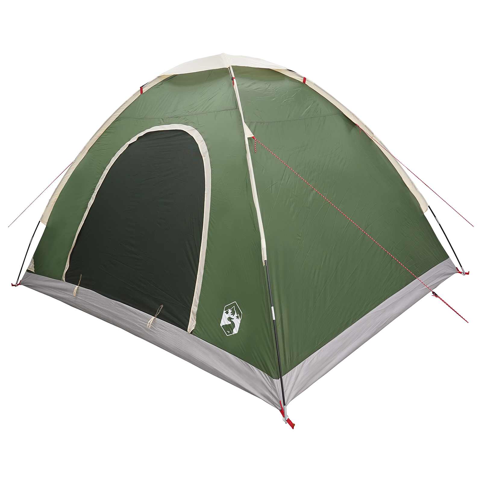 Kamperen tent met dak met luchtopening Groen 275 x 215 x 125 cm